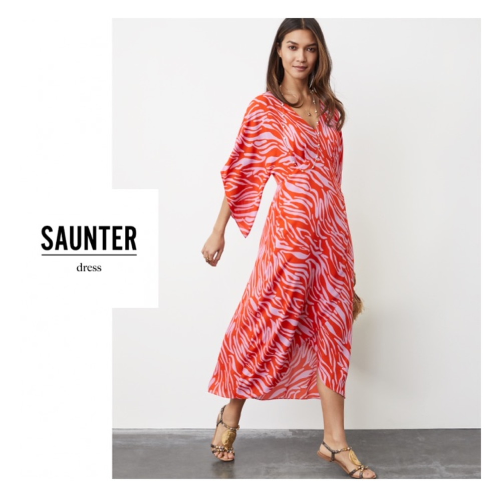 Cabi Saunter Dress Style #5795 Animal Print M NEW